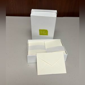 Sweet pea design 100 Mini Ivory Envelopes for calling cards
